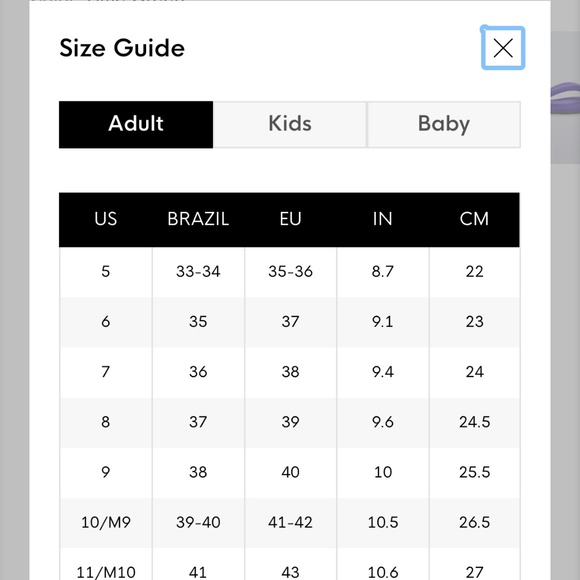 Melissa  Flip Flop Size 7 - Picture 9 of 12